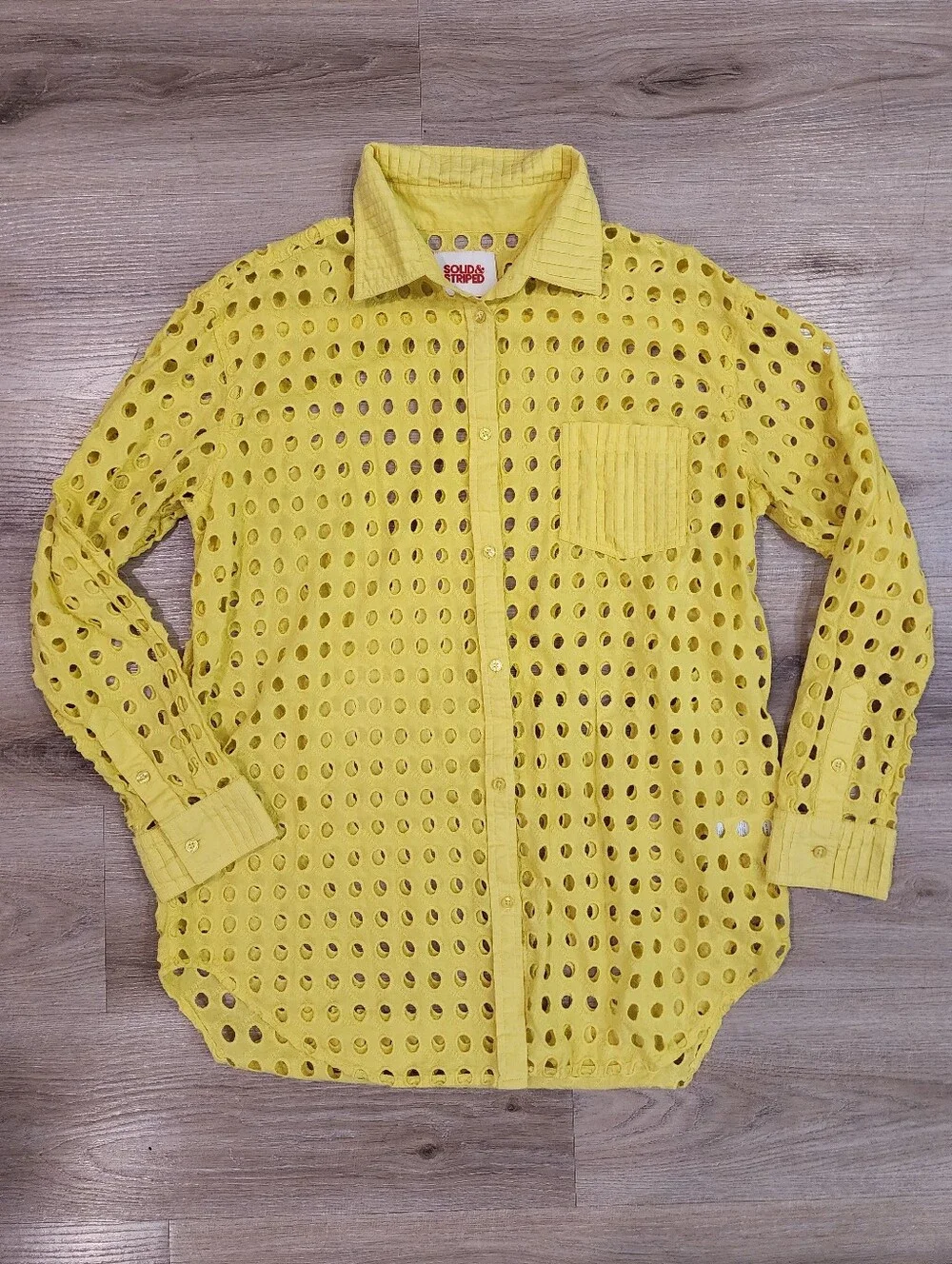 Solid & Striped Oxford Tunic Classic Yellow